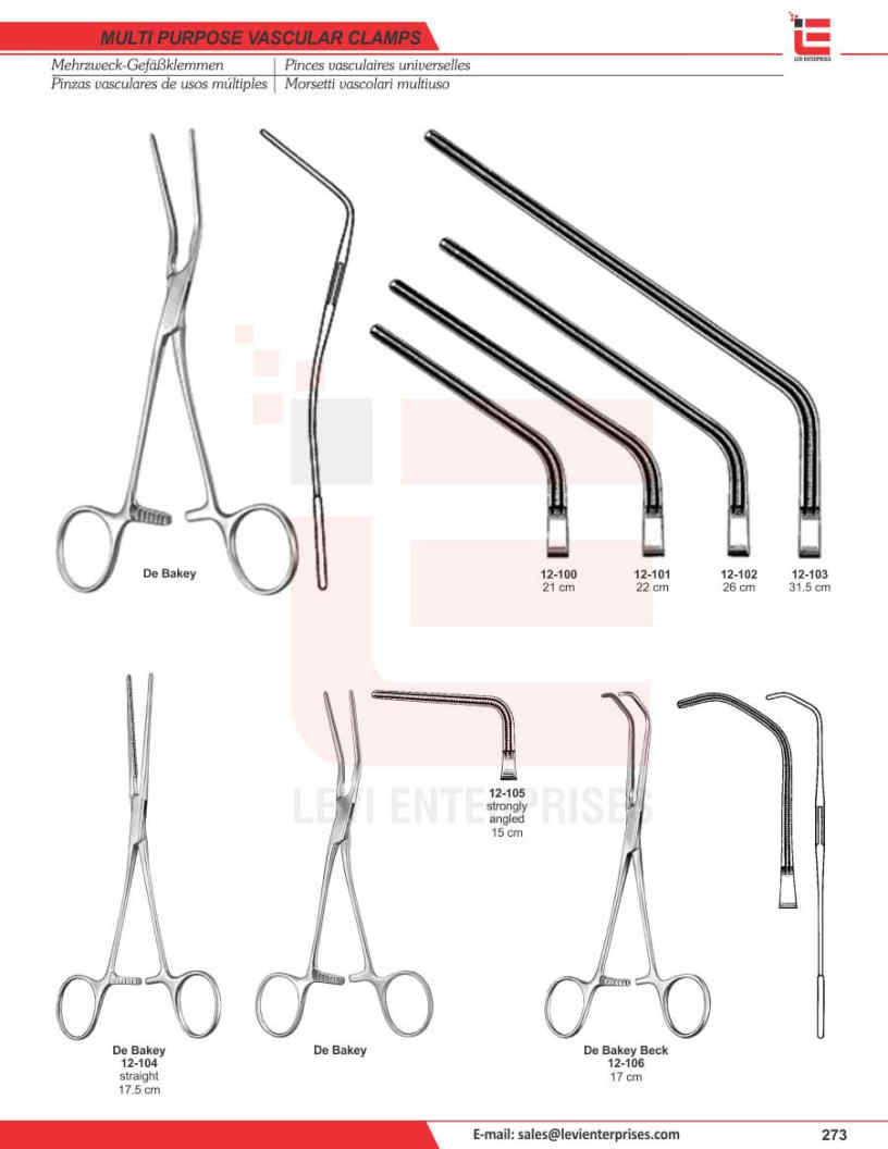 Thoracotomy Instrument List Cardiovascular & Thoracic Instruments – Welcome to Levi Enterprise