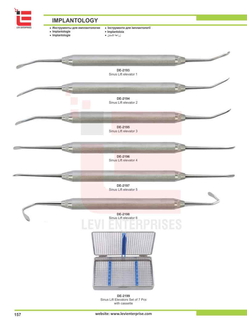 Dental Implant instruments to Levi Enterprise