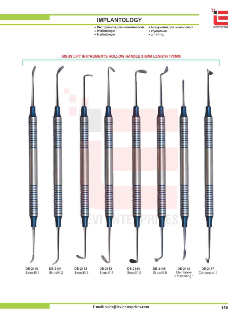 Dental Implant instruments to Levi Enterprise