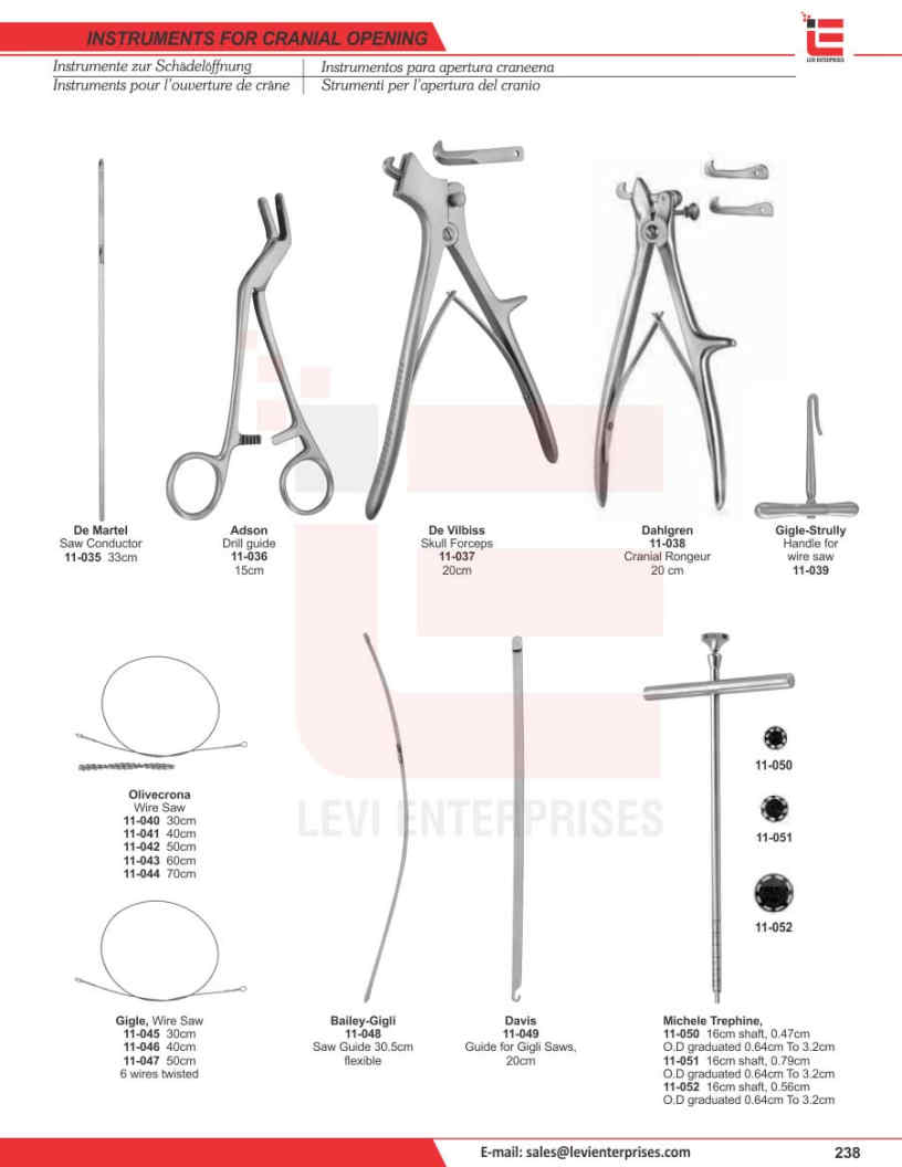 Neurosurgery Instruments – Welcome to Levi Enterprise